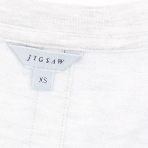 Jigsaw Women's White V-Neck Top XS
