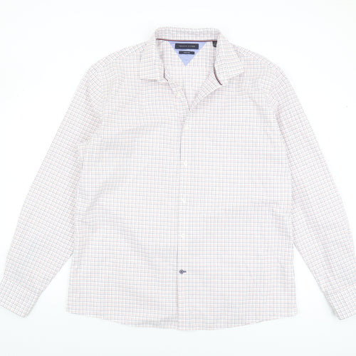 Tommy Hilfiger Men's Multicoloured Check Shirt, 17