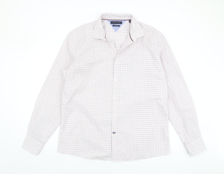 Tommy Hilfiger Men's Multicoloured Check Shirt, 17