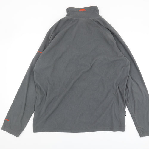 Trespass Men's Grey Fleece 1/2 Zip Sweatshirt Size L