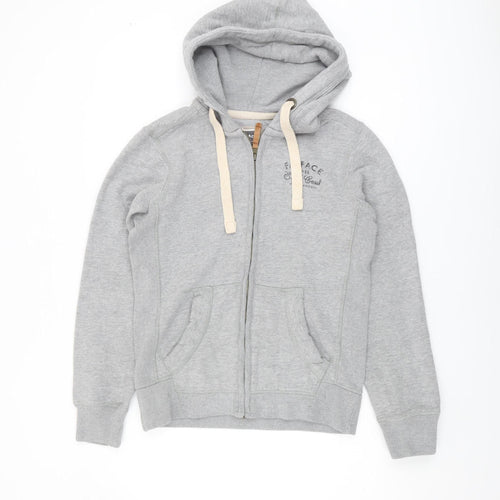 FatFace Men's Grey XS Full Zip Hoodie with Logo