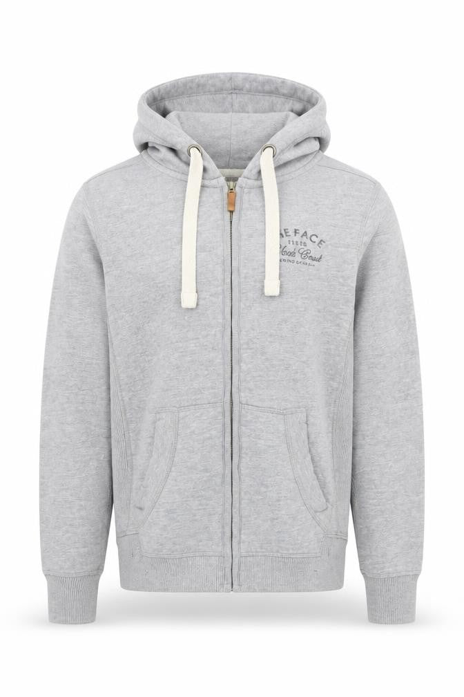FatFace Men's Grey XS Full Zip Hoodie with Logo
