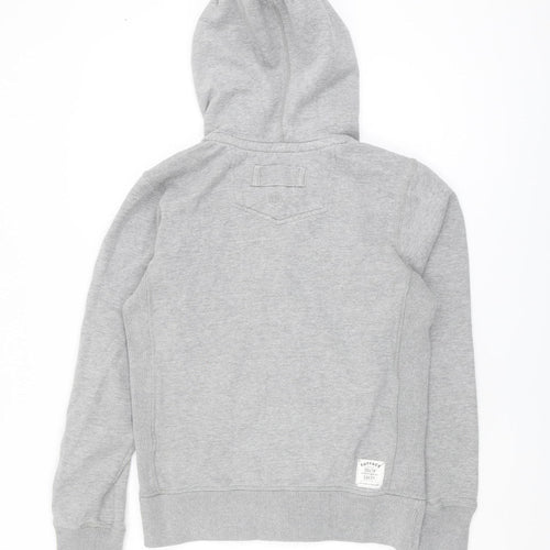 FatFace Men's Grey XS Full Zip Hoodie with Logo