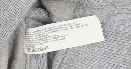 FatFace Men's Grey XS Full Zip Hoodie with Logo