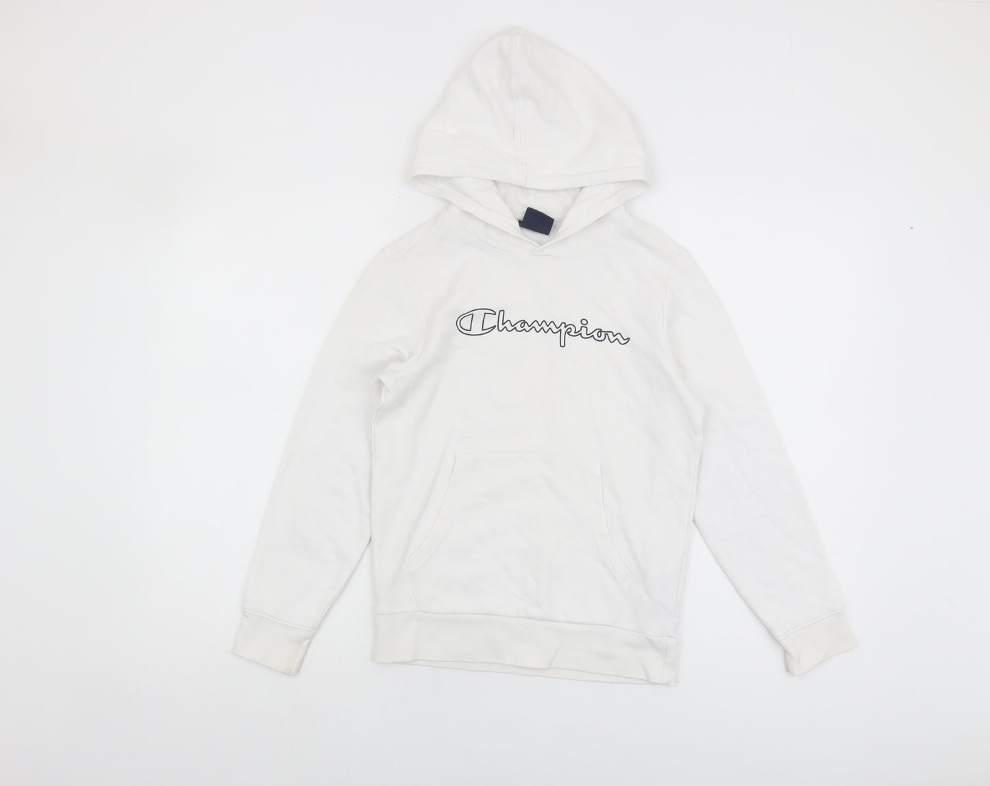 Champion Boys White Pullover Hoodie Size 9-10 Years