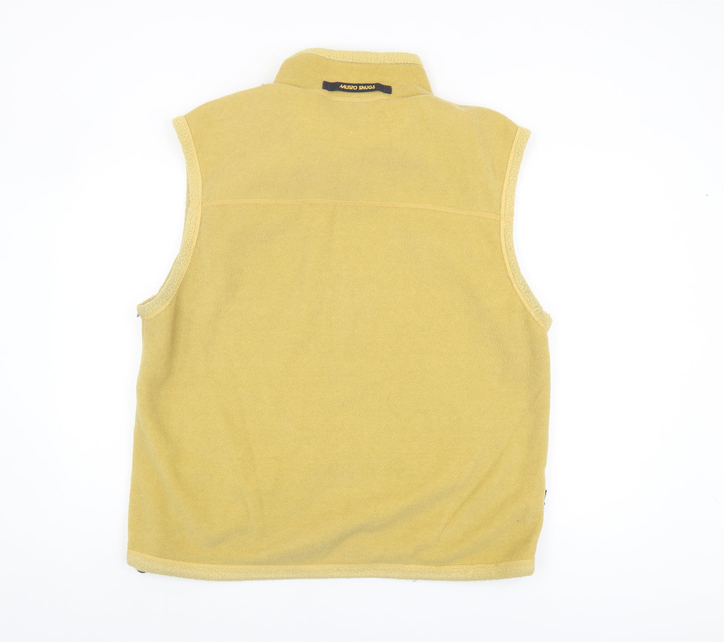 Musto Men's Yellow Fleece Waistcoat L