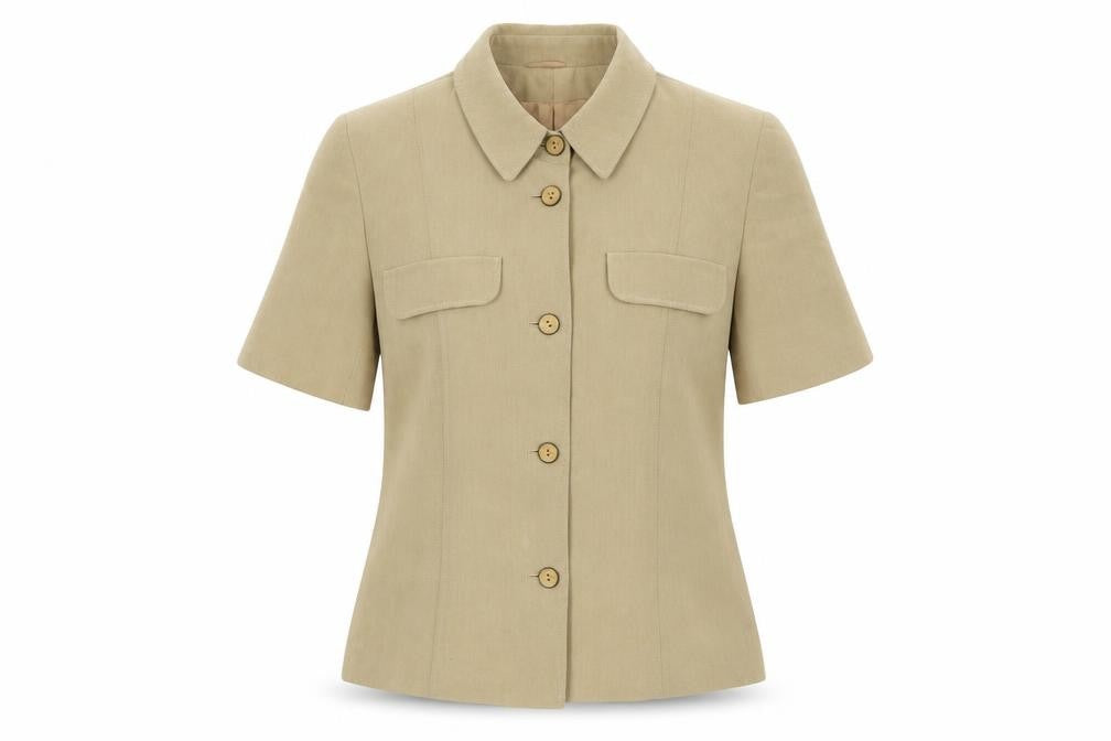 Front view of Alexon Women's Beige Blazer, size 14, Regular Fit