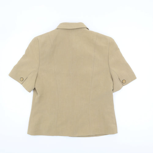 Alexon Women's Beige Blazer, Size 14, Regular Fit