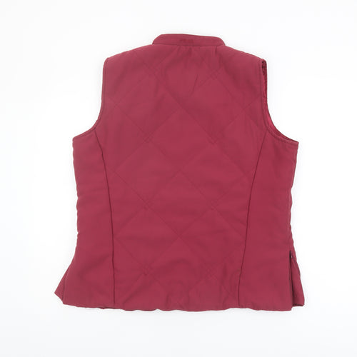 Ping Collection Women's Red Quilted Waistcoat Size 14