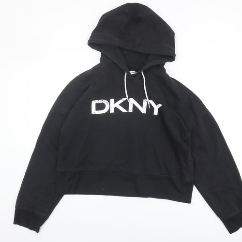 DKNY Sport Women's Black Pullover Hoodie L Regular