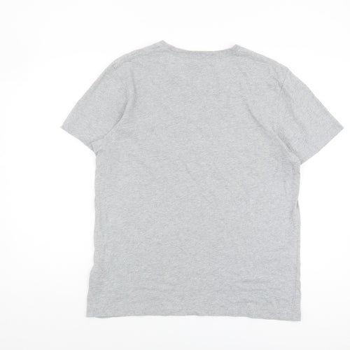 Abercrombie & Fitch Grey Men's L Soft Cotton Tee