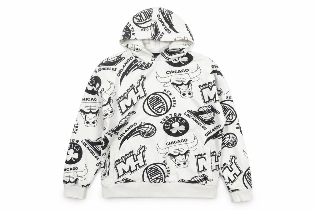 Marks and Spencer Boys White NBA Hoodie 11-12 Years