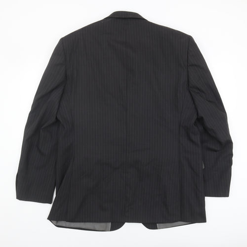 Austin Reed Men's Grey Striped Blazer 44R