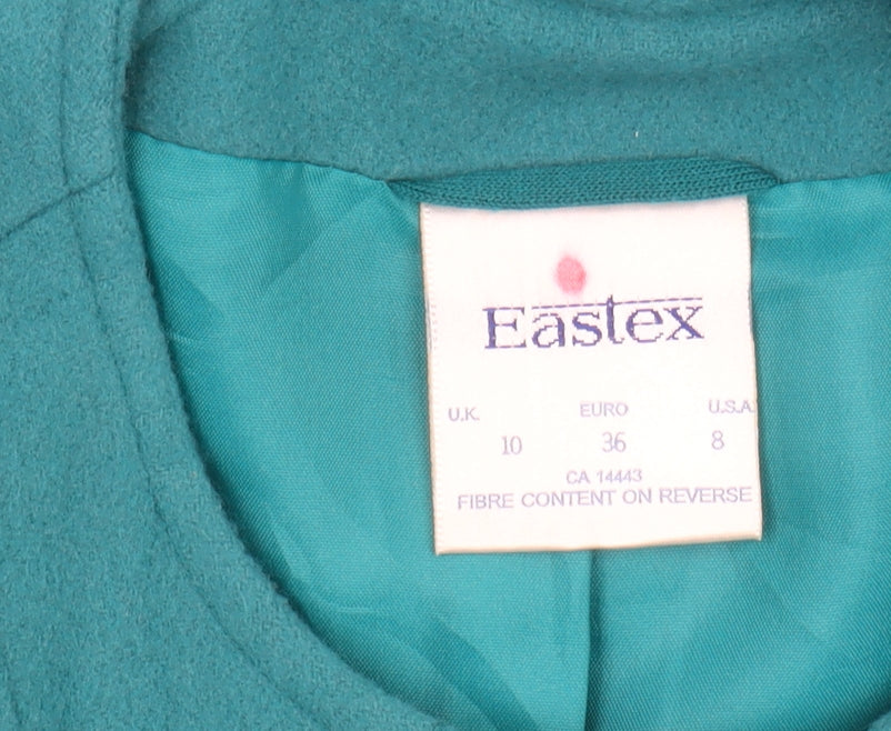 Eastex Women's Blue Wool Coat Size 10
