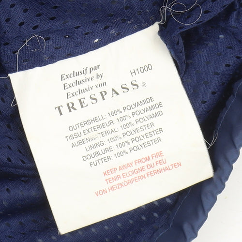 Trespass Men's Blue Windbreaker Jacket M