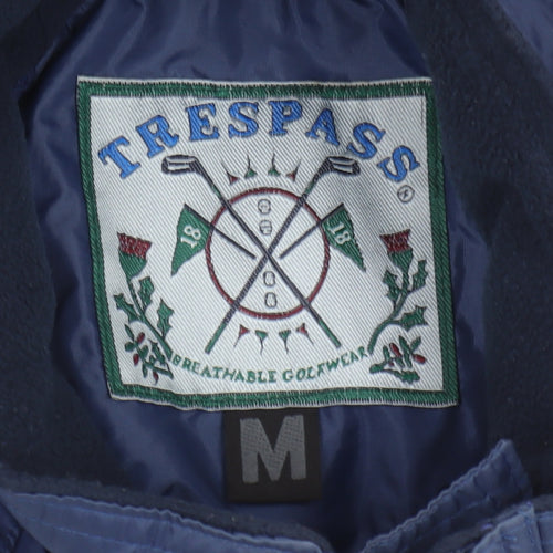 Trespass Men's Blue Windbreaker Jacket M