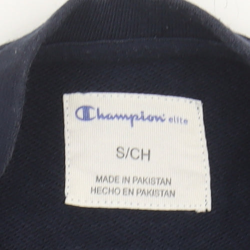Champion Men's Blue Sweatshirt S with Logo