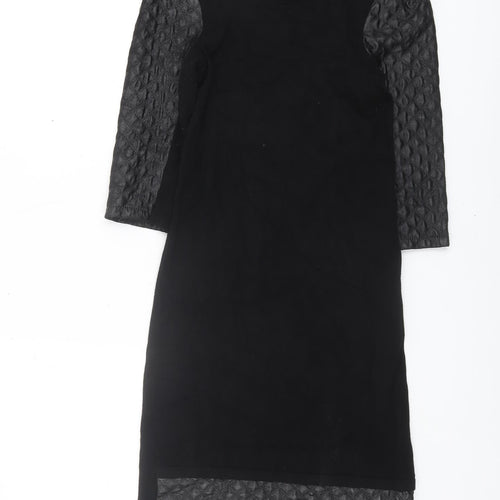 Guess Women's Black Dress S 3/4 Sleeve