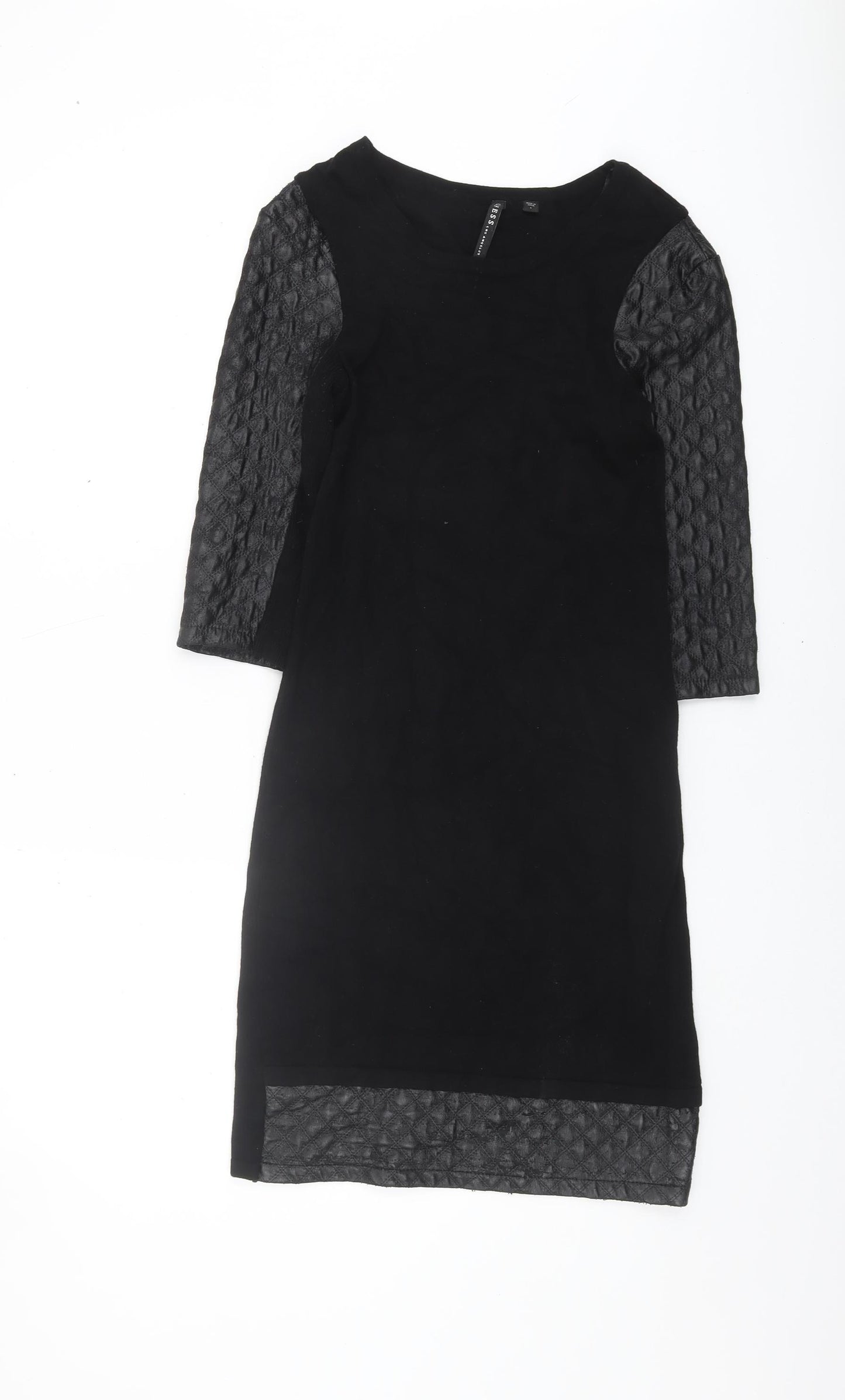 Guess Women's Black Dress S 3/4 Sleeve