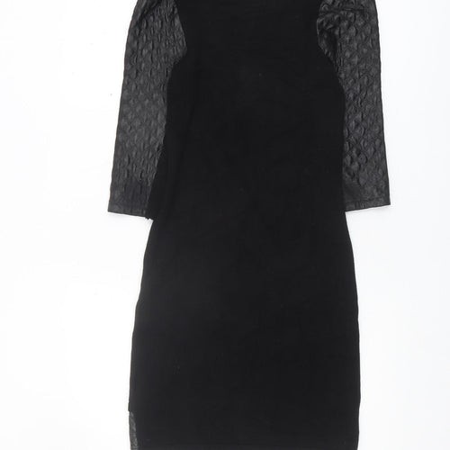 Guess Women's Black Dress S 3/4 Sleeve