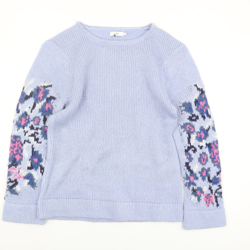 Cotton Traders Women's Blue Pullover Jumper Size 12