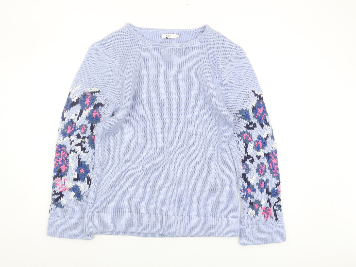 Cotton Traders Women's Blue Pullover Jumper Size 12