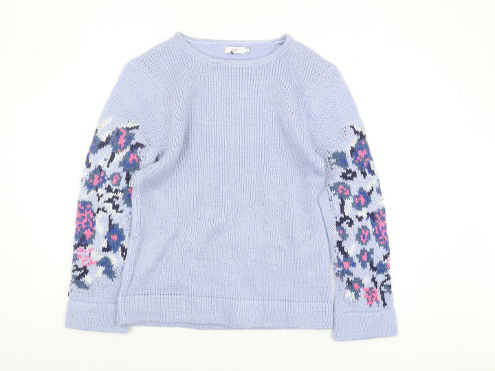 Cotton Traders Women's Blue Pullover Jumper Size 12