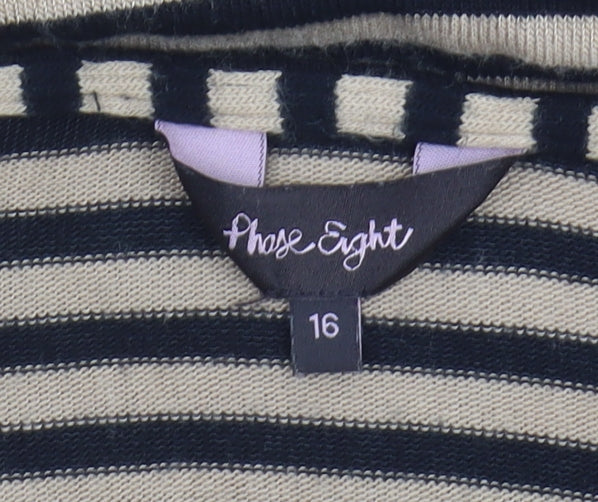 Phase Eight Women's Multicoloured Striped Pullover Jumper