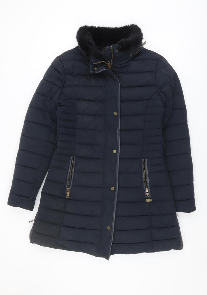 Firetrap Women's Blue Puffer Jacket Size 10
