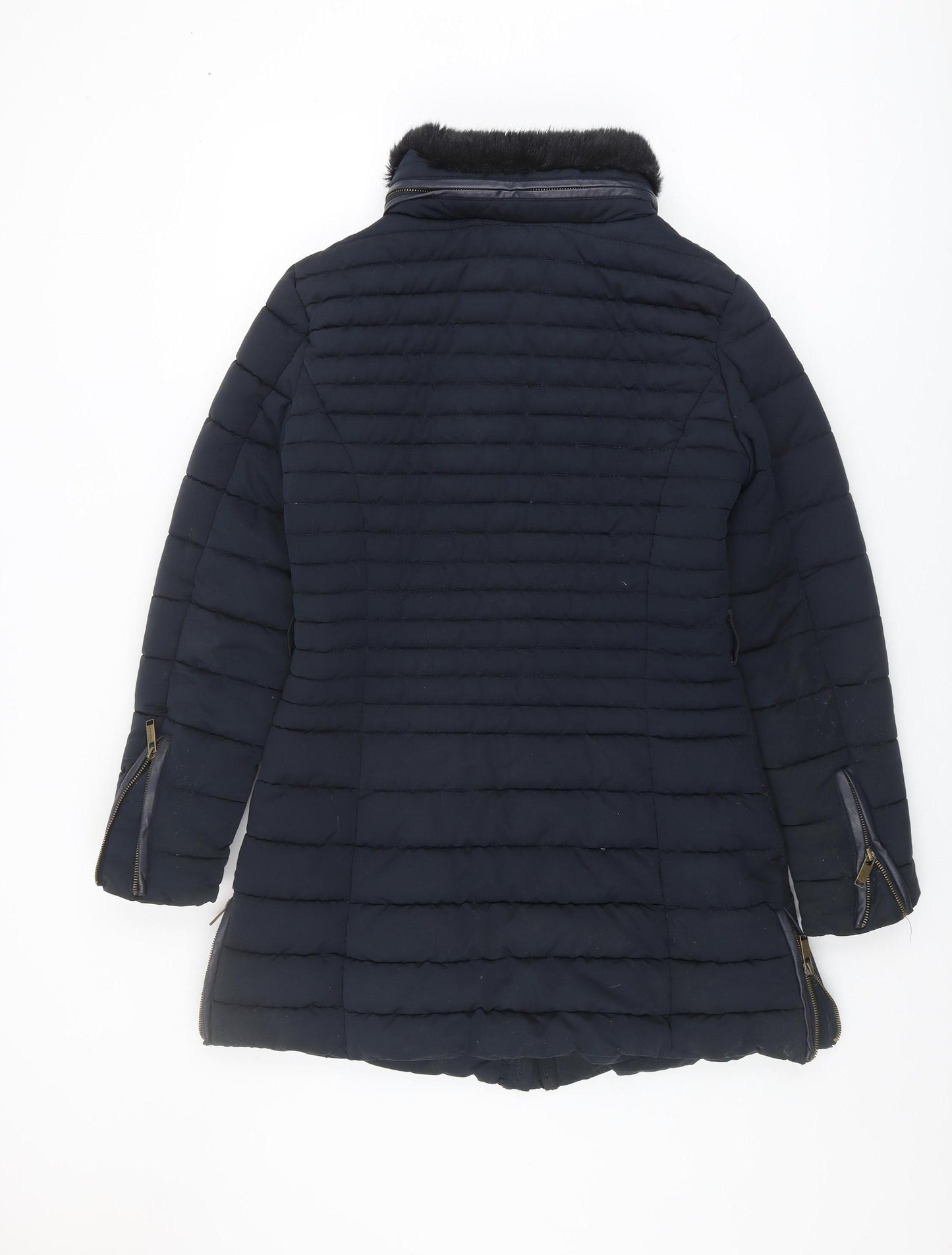 Firetrap Women's Blue Puffer Jacket Size 10