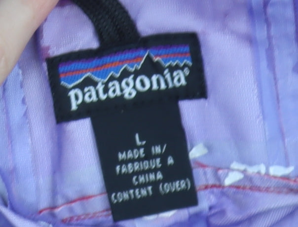 Patagonia Men's Red Hooded Jacket L Hiking