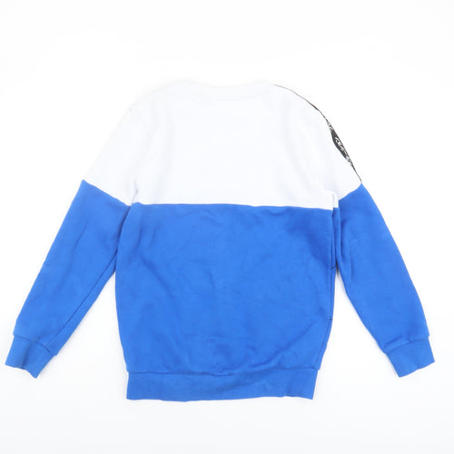 PlayStation Boys Blue White Pullover Sweatshirt Size 11 Years