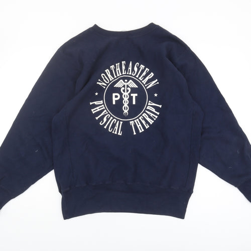 Champion Men's Large Blue Northeastern Sweatshirt