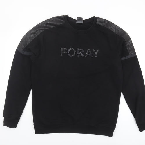 Foray Men's XL Black Sweatshirt Pullover Crew Neck