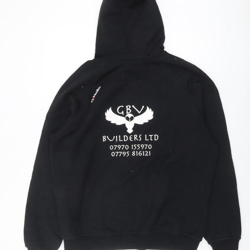 O'Neills Men's XL Black Hoodie with Graphic Print