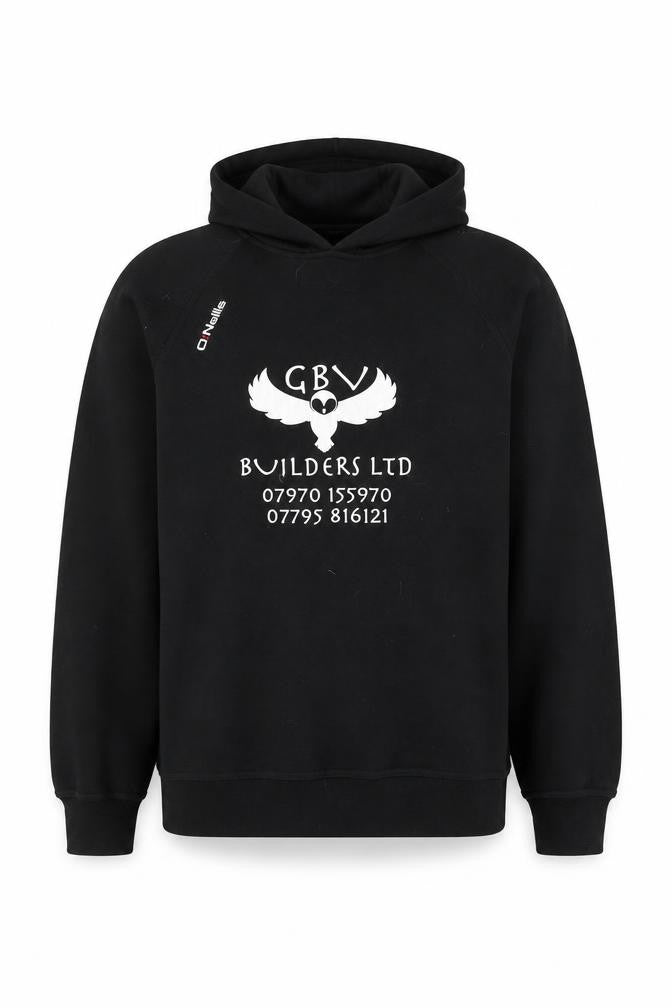 O'Neills Men's XL Black Hoodie with Graphic Print