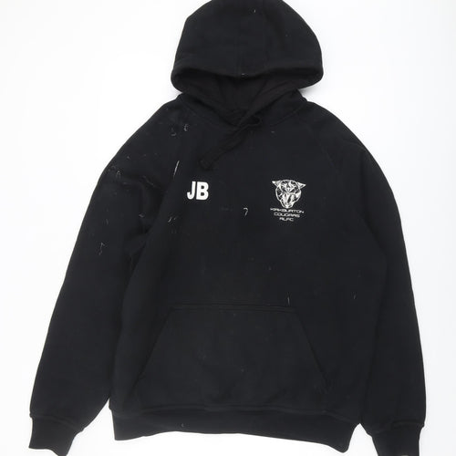 O'Neills Men's XL Black Hoodie with Graphic Print