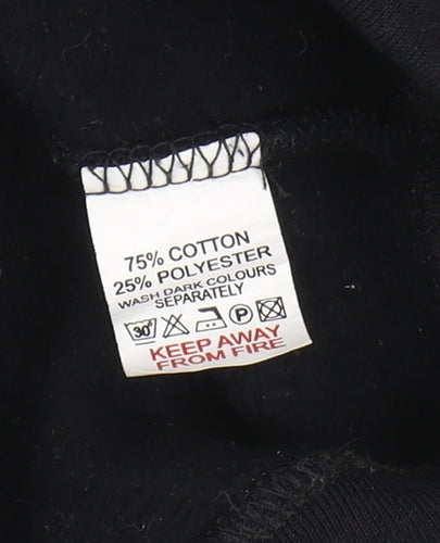 O'Neills Men's XL Black Hoodie with Graphic Print