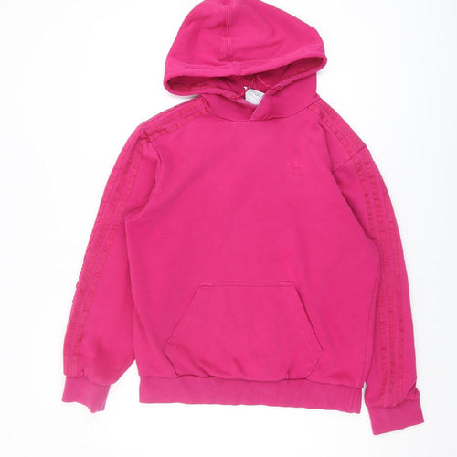 Adidas Women's Pink Pullover Hoodie XS
