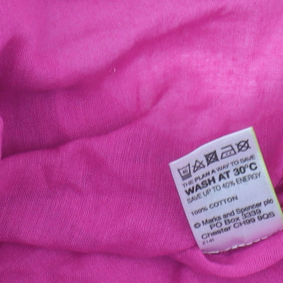 Marks and Spencer Women's Pink Tunic Blouse UK 14