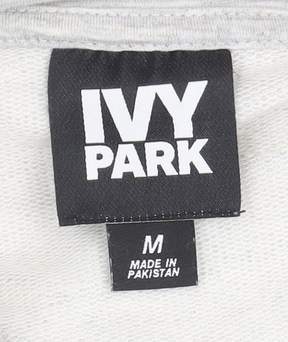 Ivy Park Men's Grey Pullover Hoodie M