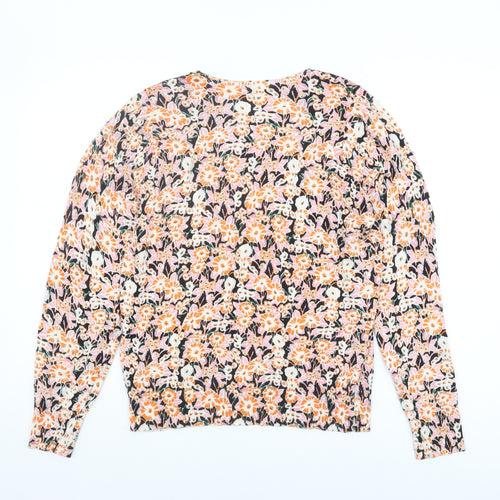 Next Women's Multicoloured Floral Knit Pullover Size M