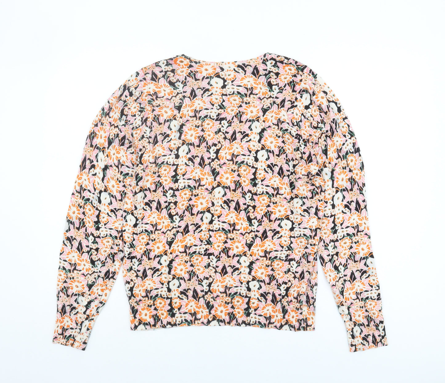 Next Women's Multicoloured Floral Knit Pullover Size M