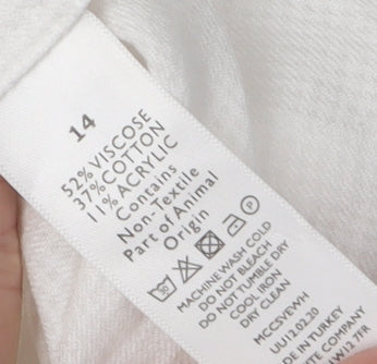 The White Company Women's White Button-Up Shirt