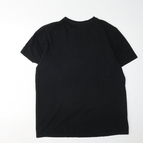 Difuzed Men's Black Super Mario Graphic T-Shirt L