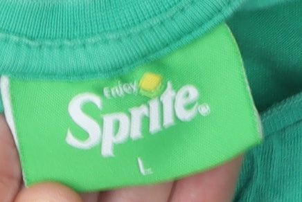 Primark Green Sprite T-Shirt Large Unisex Adults Casual