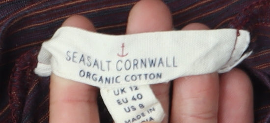 Seasalt Cornwall Women’s Multicoloured Mock Neck T-Shirt