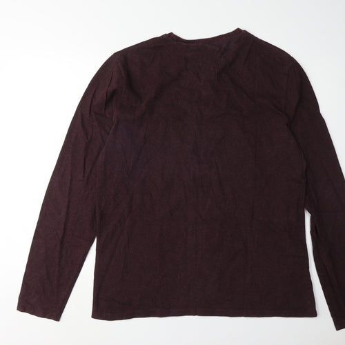 Superdry Men’s Red 2XL Long Sleeve Crew Neck T-Shirt