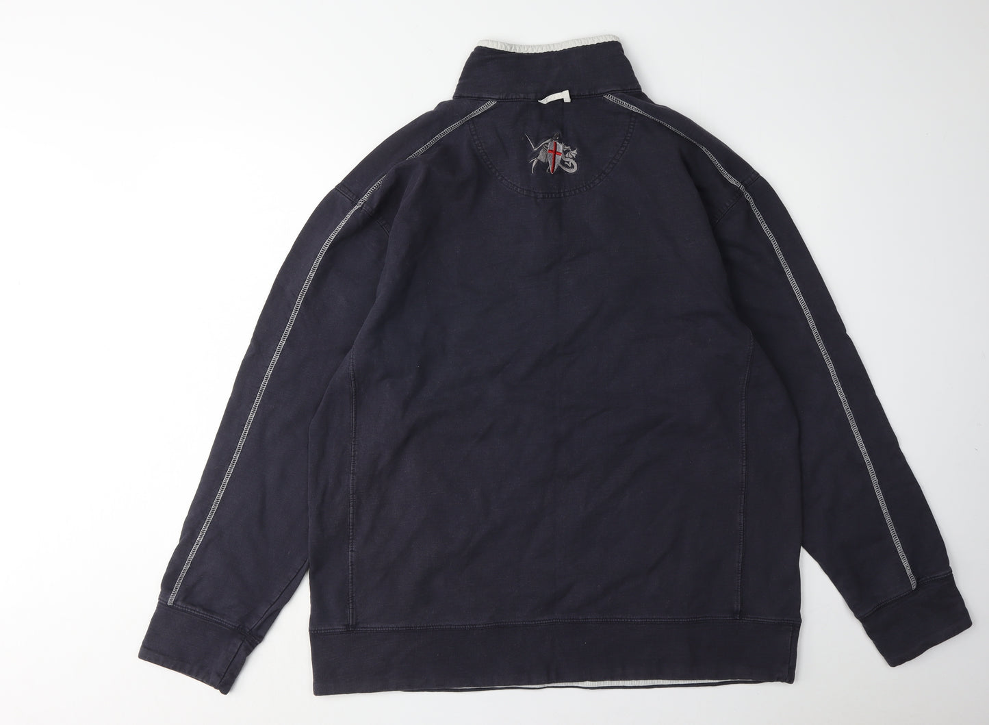 Front Row Men's Blue 1/4 Zip Sweatshirt XL