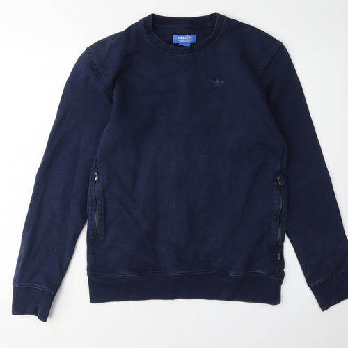 Adidas Blue Men's Sweatshirt Size S